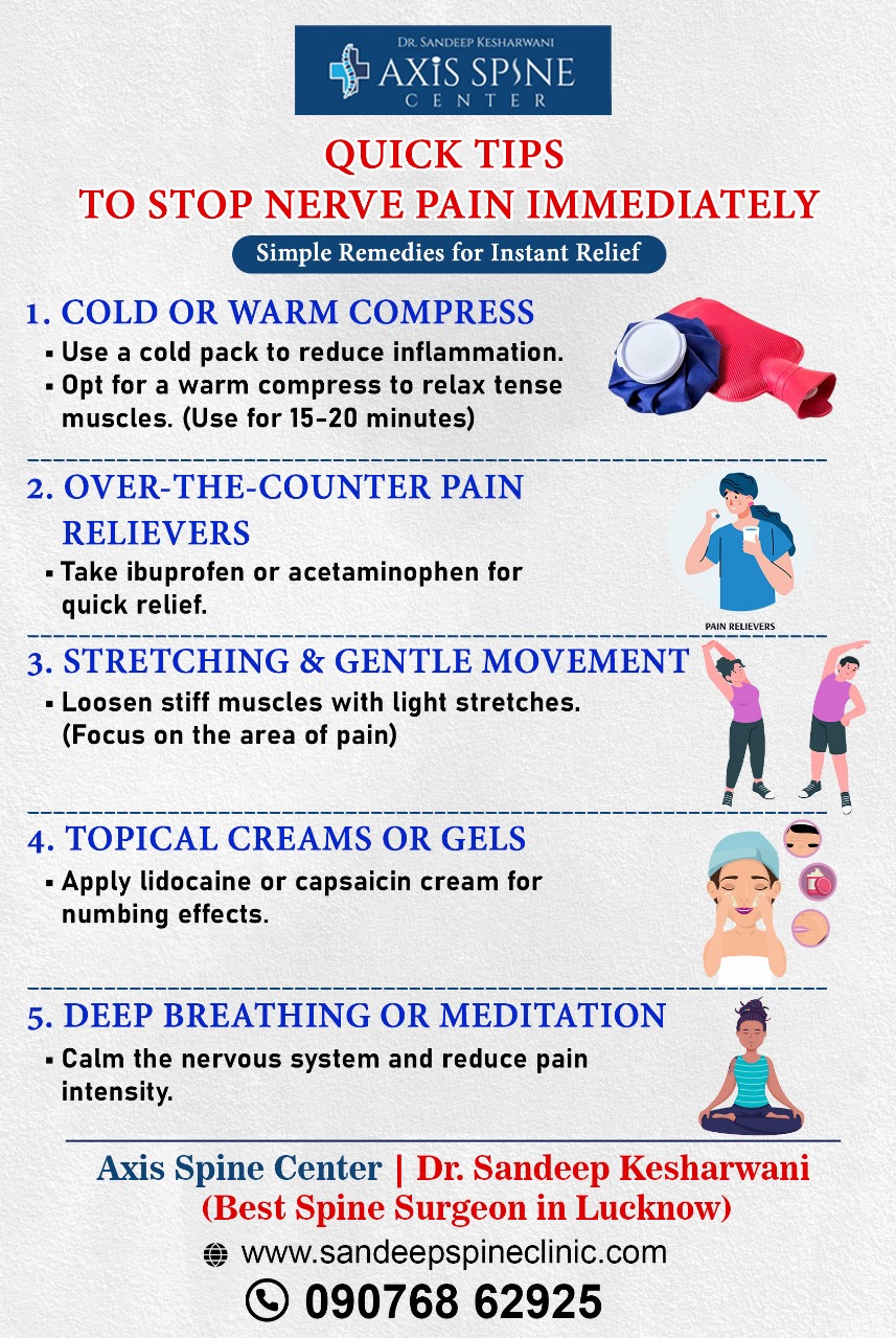 Quick tips to stop nerve pain immediately